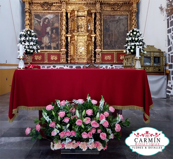 Decoración de Iglesias Florería Boutique Carmín